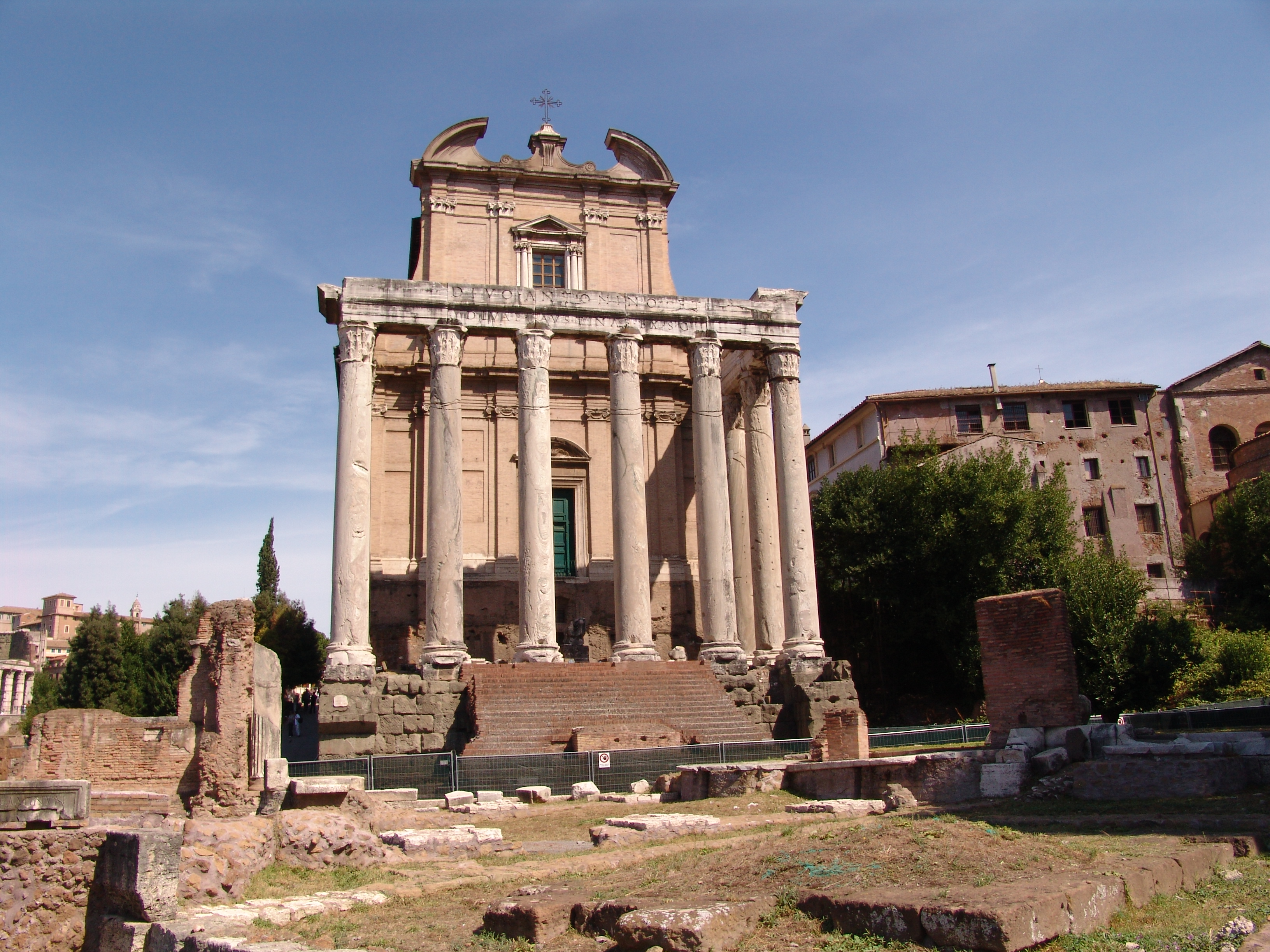 Image result for temple of antoninus and faustina